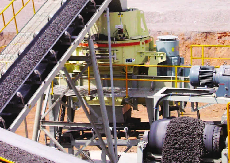 SanMing PEV Series Jaw Crusher in a quarry site