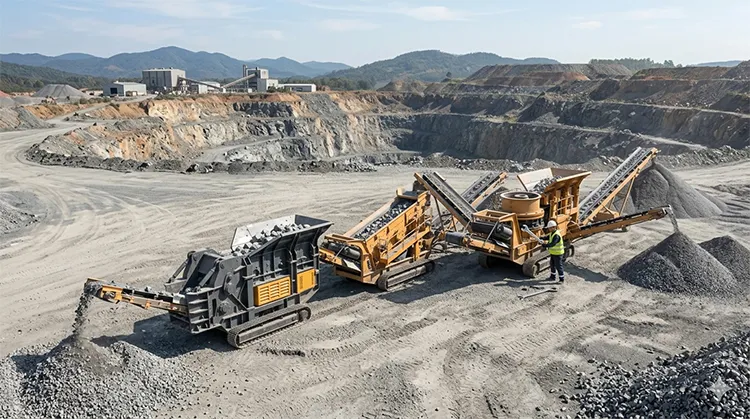 crusher plant,jaw crusher,cone crusher,Sanming Machinery,mobile crusher,mining equipment efficiency,rock crushing cost per ton