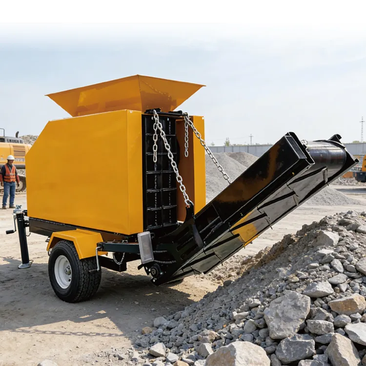 Mini Towable Rock Crusher 2-4 