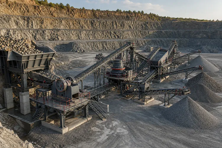 quarry crushing plant design, stone crushing production line, jaw cone screen plant, fixed vs mobile crushing plant, quarry crusher equipment selection